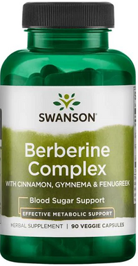 Vignette pour Swanson Berberine Complex - 90 gélules végétales.
