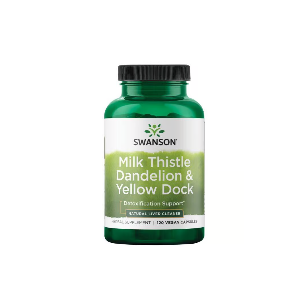 Milk Thistle, Dandelion & Yellow Dock 120 Capsules