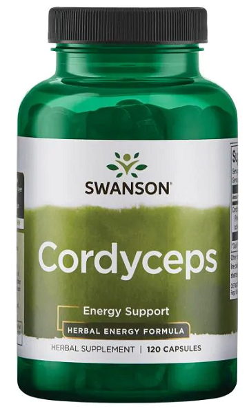 Swanson Cordyceps - 600 mg 120 gélules supplément d'énergie gélules.
