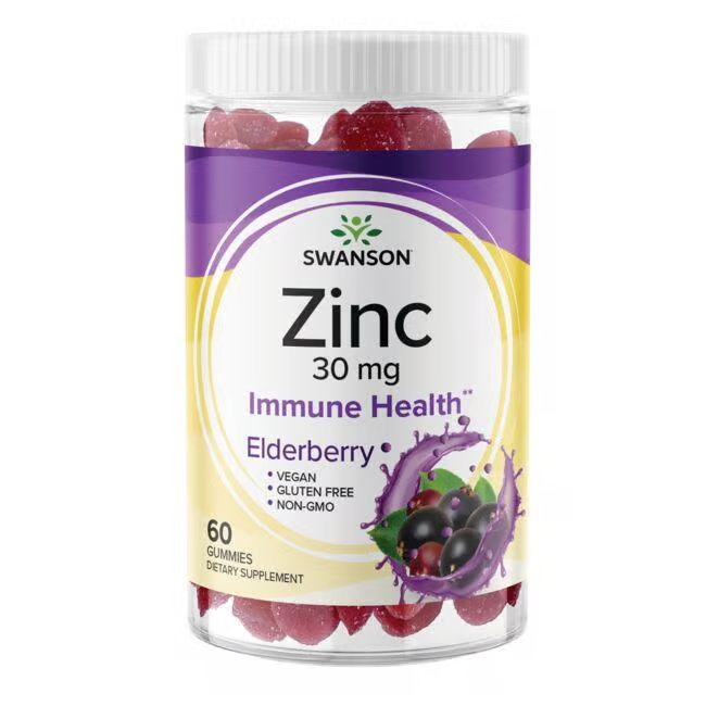 Zinc 30 mg 60 Gummies - Sureau - avant