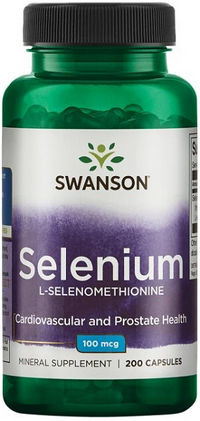 Les gélules de L-Sélénométhionine de Swanson offrent un soutien antioxydant pour la santé cardiovasculaire et la santé de la prostate.
