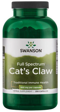 Vignette pour Swanson Cats Claw - 500 mg 250 gélules.