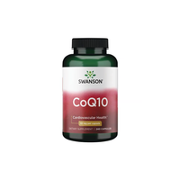 Thumbnail for Swanson Coenzyme Q10 30 mg, 240 Capsules is a dietary supplement designed for cardiovascular health and energy support.