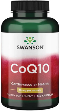 Vignette pour Swanson Coenzyme Q1O - 30 mg 240 gélules.