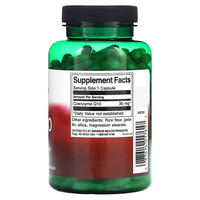 Thumbnail for Swanson's product offers Coenzyme Q10 30 mg per capsule in a green bottle labeled 