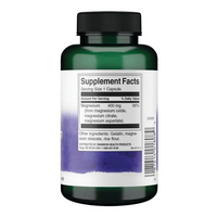 Thumbnail for Swanson's Triple Magnesium Complex 400 mg (100 capsules) features a green bottle with a label highlighting 400 mg of magnesium per serving, essential for enzyme reactions and bone support.