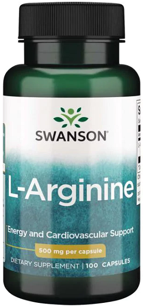 L-Arginine - 500 mg 100 gélules - front 2