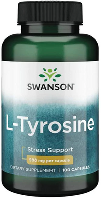 Vignette pour L-Tyrosine - 500 mg 100 gélules - front 2