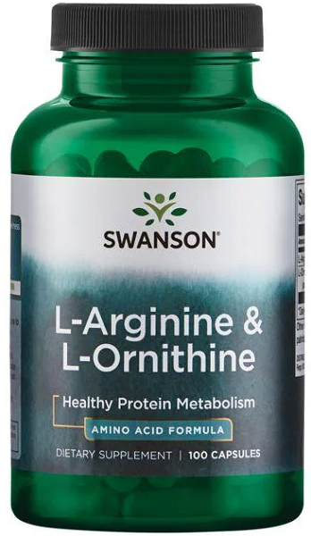 L-Arginine - 500 mg & L-Ornithine - 250 mg 100 gélules - front 2