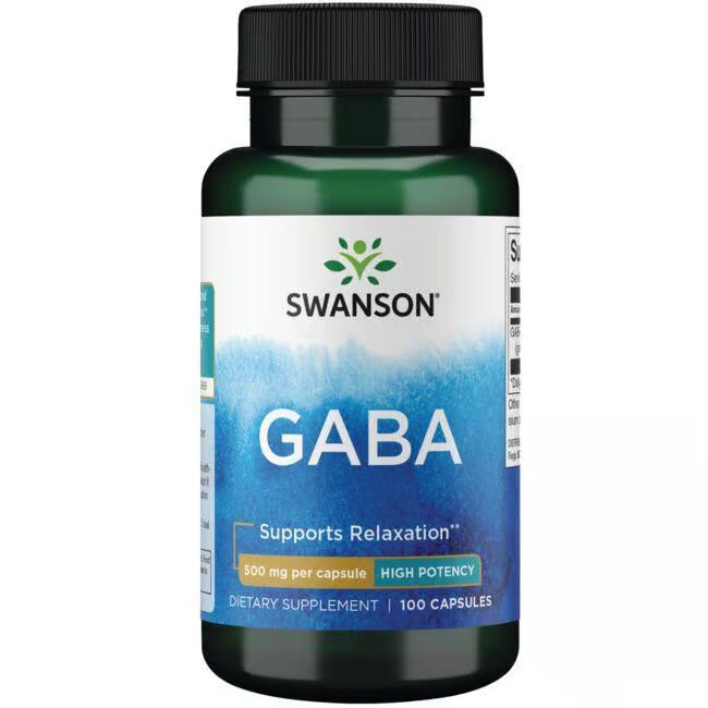 GABA 500 mg 100 Capsules