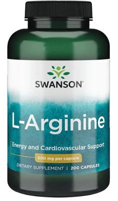 L-Arginine - 500 mg 200 gélules - front 2