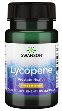 Vignette pour Swanson Lycopène 20 mg 60 gélules.