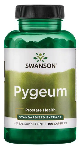Swanson offre Pygeum - 500 mg 100 gélules spécifiquement formulées pour la santé des voies urinaires et de la prostate.