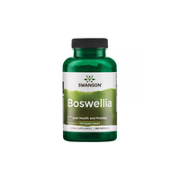 Thumbnail for Try Swanson's Boswellia 400 mg capsules for joint health and mobility. Each green bottle contains 100 capsules filled with Indian frankincense to support your active lifestyle.