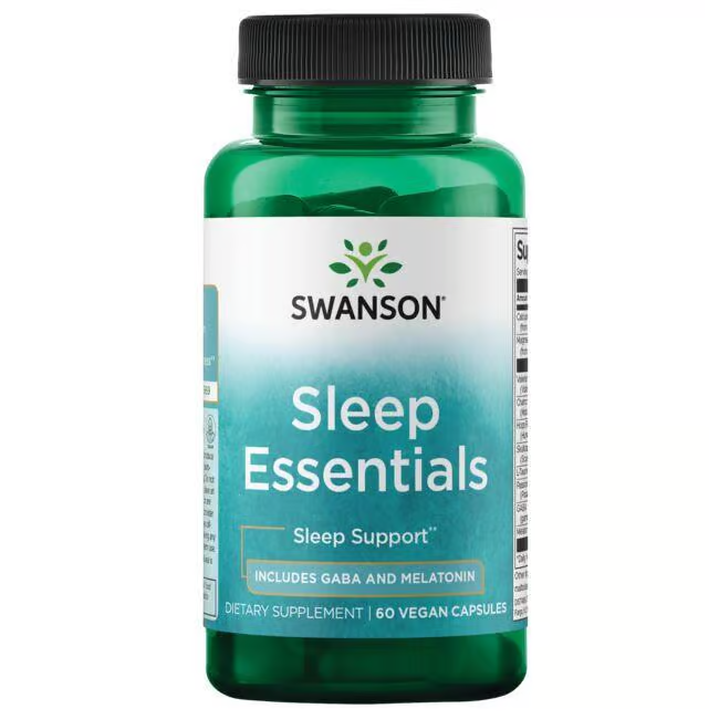 Sleep Essentials Includes GABA and Melatonin 60 Veggie Capsules