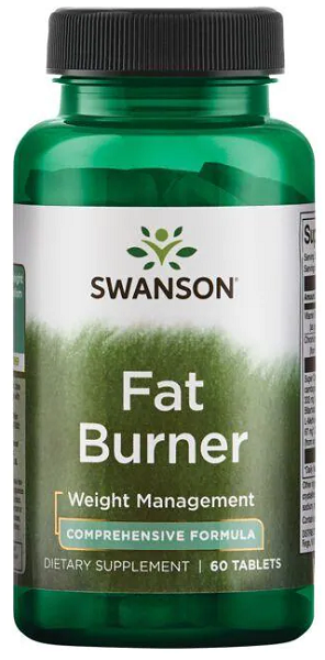 Swanson Fat Burner - 60 comprimés supplément de gestion du poids.