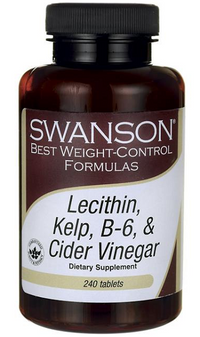 Vignette pour Lecithin, Kelp, B6, & Cider Vinegar - 240 tabs - front 2