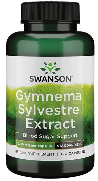 Swanson Extrait de Gymnema Sylvestre - 300 mg 120 gélules.