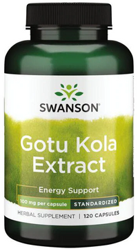 Vignette pour Swanson Extrait de Gotu Kola - 100 mg 120 gélules.