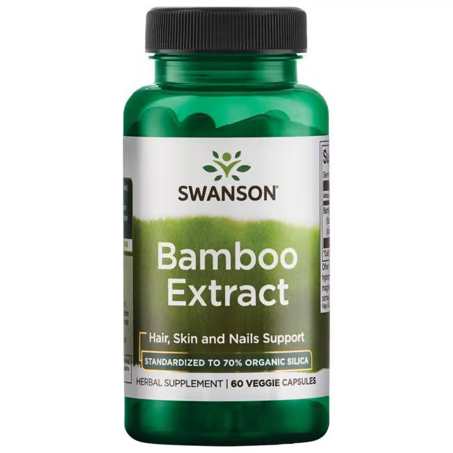 Bamboo Extract 300 mg 60 Veggie Capsules