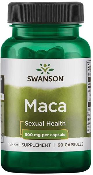 Swanson Maca - 500 mg 60 gélules.