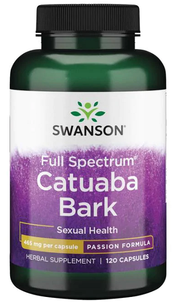 Swanson Écorce de Catuaba - 465 mg 120 gélules.