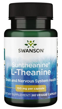 Vignette pour L-Théanine - 100 mg 60 gélules végé - front 2