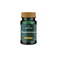 Thumbnail for Swanson's Phosphatidylserine 100 mg dietary supplement, comprised of 30 softgels, is expertly crafted to enhance brain and nervous system health while supporting cognitive function.