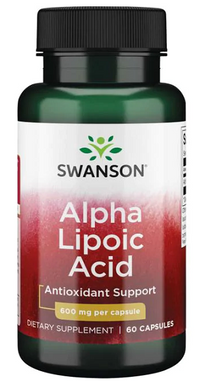 Vignette pour Alpha Lipoic Acid - 600 mg 60 gélules - front 2