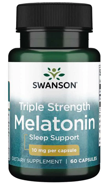 Swanson mélatonine - 10 mg 60 gélules.