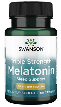 Vignette pour Swanson melatonin - 10 mg 60 gélules.