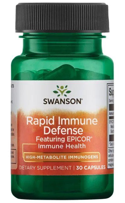 Défense immunitaire rapide contre Swanson avec EpiCor 500 mg 30 gélules.