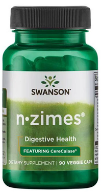 Vignette pour Swanson N-Zimes - 90 gélules végétales favorisent la digestion et l'absorption des nutriments.