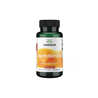 Thumbnail for Swanson's Benfotiamine (Vitamin B1) 80 mg supplement, featuring 120 capsules, is expertly crafted to support optimal blood sugar levels, utilizing the benefits of benfotiamine to boost your daily wellness routine.