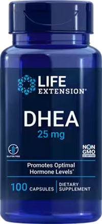 Thumbnail for DHEA 25 mg 100 Capsules - front