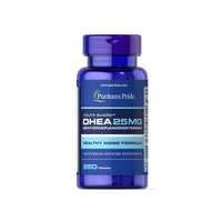 Vignette d'un flacon de DHEA - 25 mg 250 tabs par Puritan's Pride.