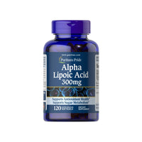 Vignette pour Puritan's Pride Alpha Lipoic Acid - 300 mg 120 softgel.