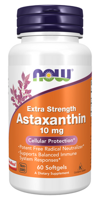 Vignette pour Now Now Foods extra strength astaxanthin 10 mg.