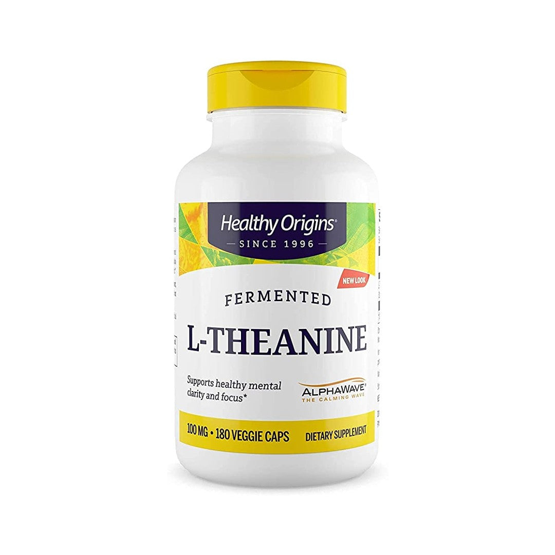 L-Théanine 100 mg (AlphaWave) 180 gélules végétales - avant