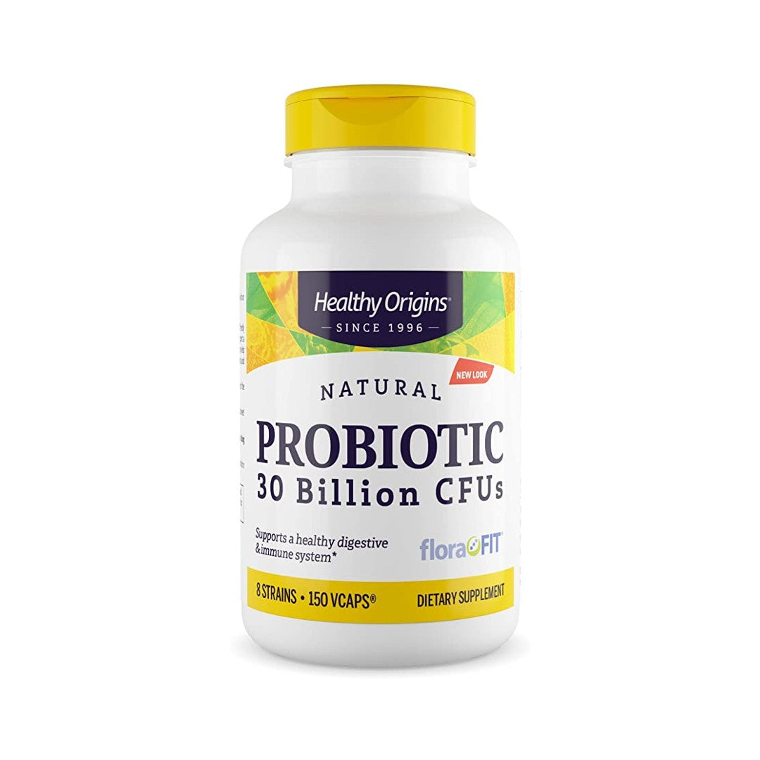 Renforcez votre système immunitaire et favorisez une flore intestinale saine avec notre formule spéciale Healthy Origins Organic Probiotic 30 Billion CFU 150 gélules vege.