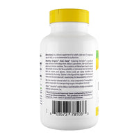 Vignette d'une bouteille de Iron Ease 45 mg 180 gélules végé par Healthy Origins sur fond blanc.