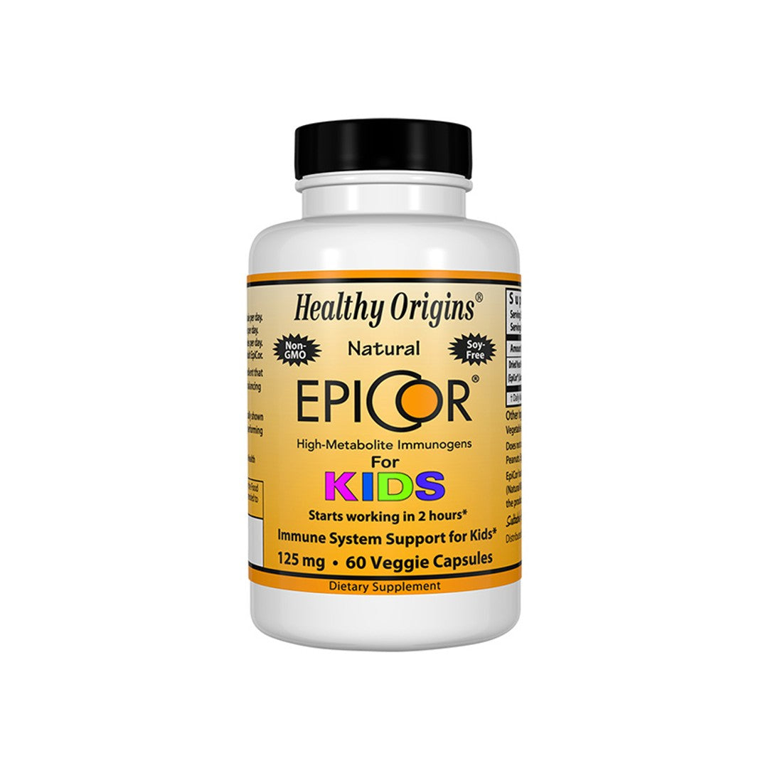 Healthy Origins Epicor for Kids 125 mg 150 gélules végétales.