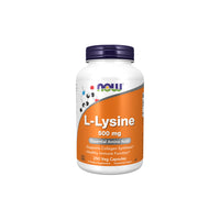 Vignette pour Now Foods Lysine 500 mg 250 Veg Capsules.