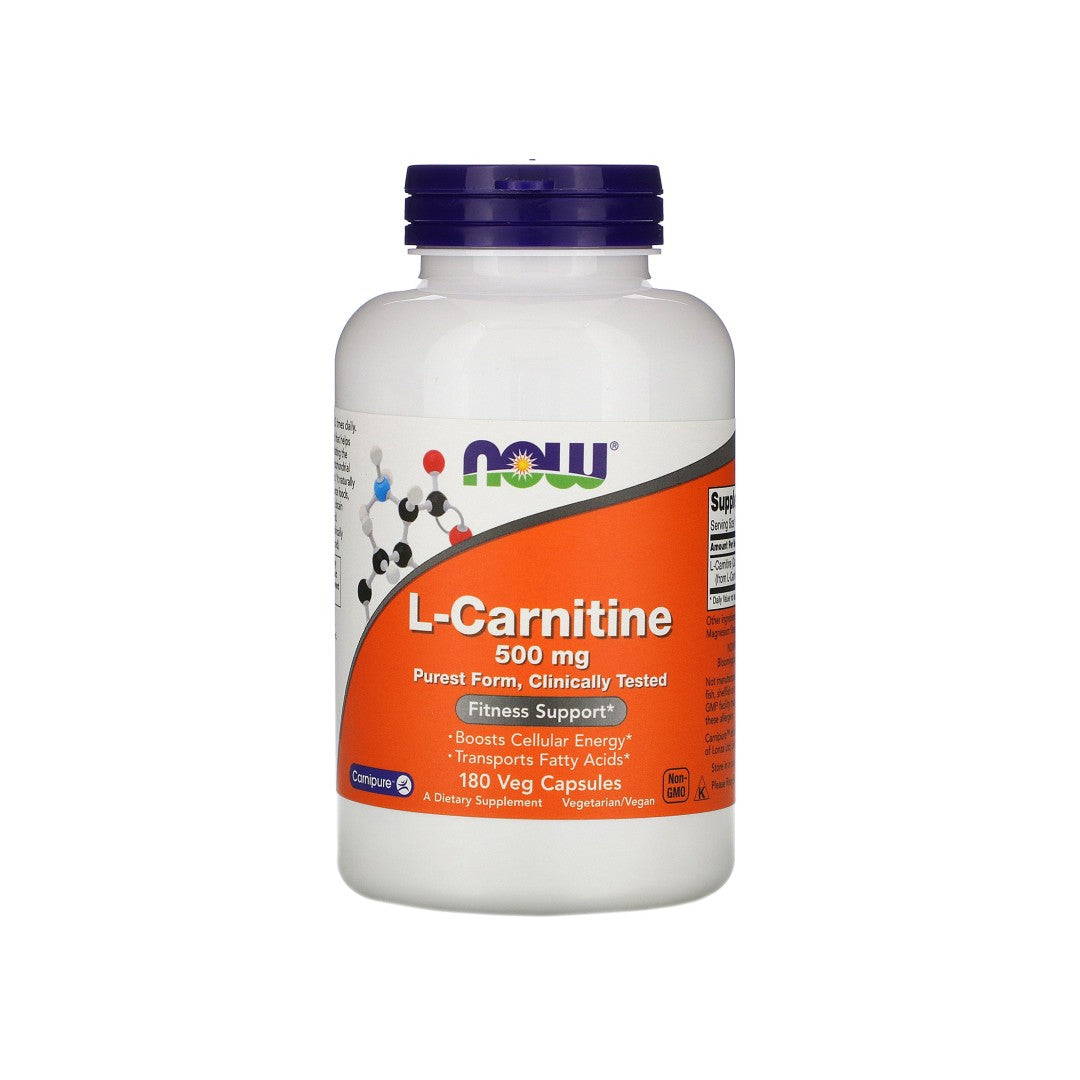 L-Carnitine 500 mg 180 gélules végétales - avant