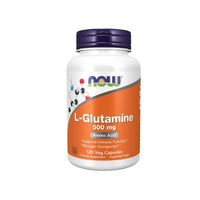 Vignette pour L-Glutamine 500 mg 120 gélules végé - recto