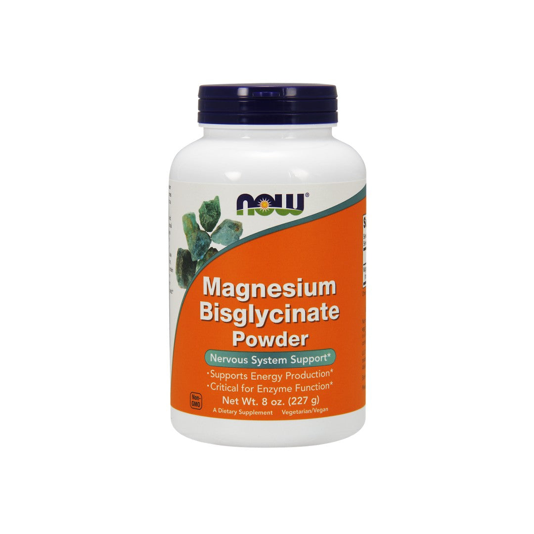 Now Now Foods Bisglycianate de magnésium 250 mg 277g Poudre.