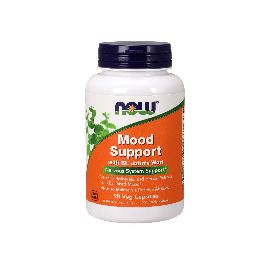 Améliorez votre attitude positive et favorisez une humeur équilibrée avec Now Foods Mood Support 90 gélules végé - 60 ct.