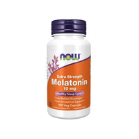 Vignette pour Now Foods Melatonin 10 mg 100 gélules végé.