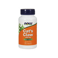 Vignette pour Now Foods Cat's Claw 500mg 100 gélules.