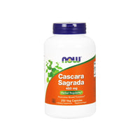 Vignette de Now Foods Cascara Sagrada 450 mg 250 gélules.